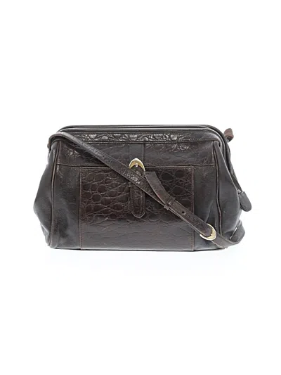 Pre-owned Hanae Mori Crossbody Bag In Brown
