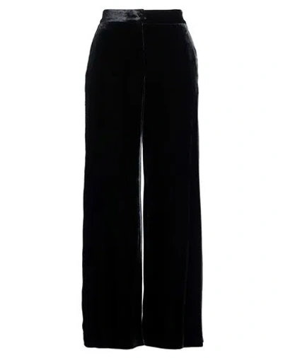 Hanami D'or Woman Pants Black Size 6 Viscose, Silk