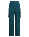 Hanami D'or Woman Pants Deep Teal Size 6 Viscose In Blue