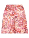 Hanami D'or Woman Shorts & Bermuda Shorts Garnet Size 8 Viscose In Red