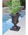 Hanamint Outdoor Garden Pot - 24" High In Golden Bronze