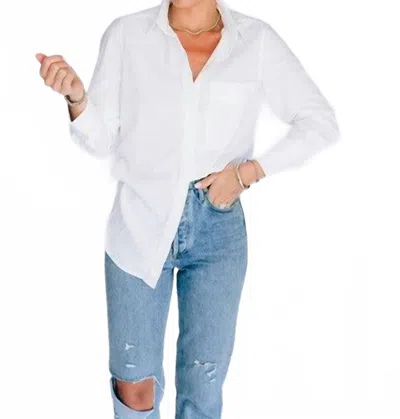 Hancock Fashion Mckinney Bodysuit In Oxford White