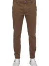 Hand Picked Man Pants Khaki Size 31 Cotton, Lyocell, Elastane