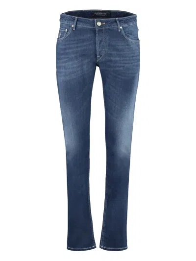 Hand Picked 5-pockey Jeans In Blue