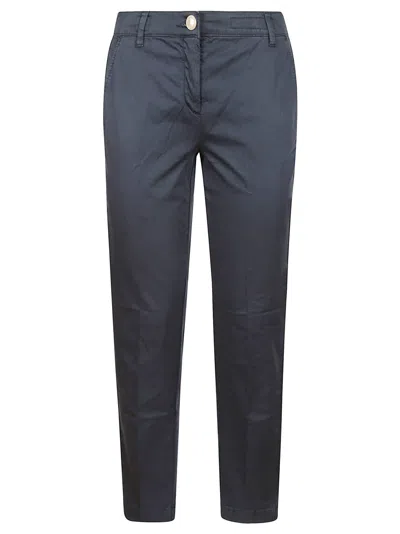 Hand Picked Chino Comfort Mid Rise In Blu Navy Blue Navy
