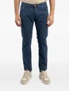 Hand Picked Five-pocket Trousers In Blue