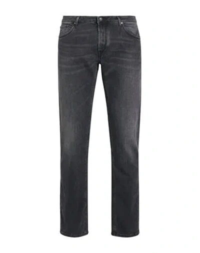 Hand Picked Man Jeans Black Size 31 Cotton, Lyocell, Rubber