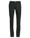 Hand Picked Man Jeans Black Size 33 Cotton, Polyester, Elastane In Black