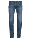 Hand Picked Man Jeans Blue Size 33 Cotton, Polyester, Elastane In Blue