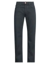 Hand Picked Man Jeans Black Size 33 Cotton, Polyester, Elastane In Navy