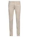 Hand Picked Man Jeans Sand Size 35 Cotton, Elastane In Beige