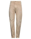 Hand Picked Man Pants Beige Size 33 Cotton, Elastane In Beige