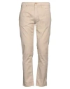 Hand Picked Man Pants Beige Size 33 Cotton, Linen, Polyester, Elastane In Beige