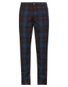 Hand Picked Man Pants Blue Size 33 Polyester, Viscose In Blue