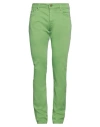 Hand Picked Man Pants Green Size 33 Cotton, Lyocell, Elastane