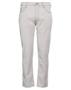 Hand Picked Man Pants Grey Size 33 Nylon, Cotton, Elastane In Grey