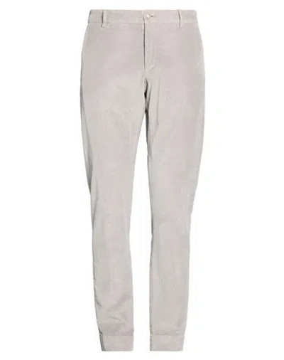 Hand Picked Man Pants Grey Size 35 Cotton, Modal, Elastane In Gray