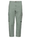 Hand Picked Man Pants Military Green Size 33 Cotton, Elastane In Green