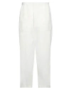 Hand Picked Man Pants White Size L Cotton, Elastane In White