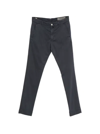 Hand Picked Mantova Trousers In Gray
