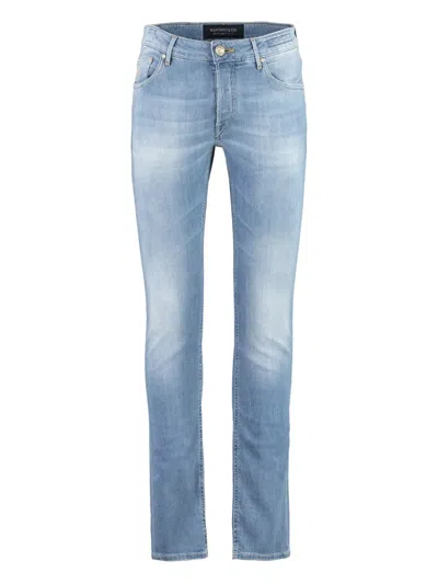 HAND PICKED ORVIETO SLIM-CUT JEANS