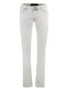 Hand Picked Orvieto Slim-cut Jeans In Gray