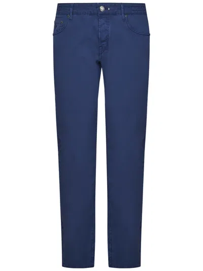 Hand Picked Orvieto Trousers In Blue