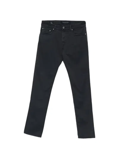 Hand Picked Ravello Jeans Mit Logo-patch In Black