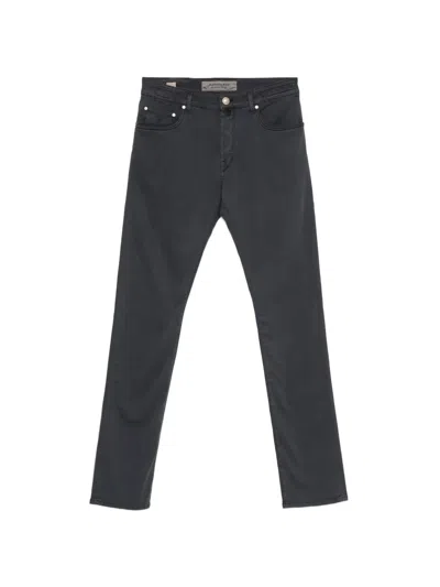 Hand Picked Ravello Slim-fit Trousers In Blue