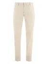 Hand Picked Tailored Straight-leg Trousers In Neutral