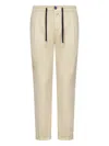 Hand Picked Udine Trousers In Neutral