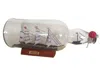 Handcrafted Cast Iron Hms Victory Model Ship In A Glass Bottle 11"