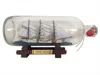 Handcrafted Cast Iron United States Coast Guard Uscg Eagle Model Ship In A Glass Bottle 9"