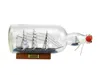 Handcrafted Cast Iron Uss Constitution Model Ship In A Glass Bottle 11"