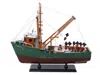Handcrafted Cast Iron Wooden Andrea Gail - The Perfect Storm Model Boat 16"