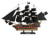Handcrafted Cast Iron Wooden Blackbeard's Queen Anne's Revenge Black Sails Limited Model Pirate Ship 26"