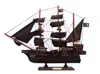 Handcrafted Cast Iron Wooden Blackbeard's Queen Anne's Revenge Model Pirate Ship 15"