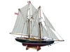 Handcrafted Cast Iron Wooden Bluenose Model Sailboat Decoration 17"