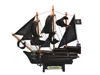 Handcrafted Cast Iron Wooden Calico Jacks The William Model Pirate Ship 7"