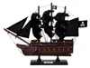 Handcrafted Cast Iron Wooden Captain Hooks Jolly Roger From Peter Pan Black Sails Model Pirate Ship 12"