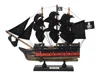 Handcrafted Cast Iron Wooden Captain Kidds Black Falcon Black Sails Limited Model Pirate Ship 12"