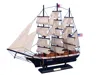 Handcrafted Cast Iron Wooden Flying Cloud Tall Model Clipper Ship 24"