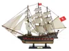 Handcrafted Cast Iron Wooden Henry Avery's Fancy White Sails Limited Model Pirate Ship 26"
