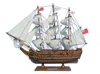Handcrafted Cast Iron Wooden Hms Bounty Tall Model Ship 15"