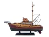 Handcrafted Cast Iron Wooden Jaws - Orca Model Boat 20"