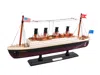 Handcrafted Cast Iron Wooden Rms Titanic Model Cruise Ship 14"