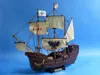 Handcrafted Cast Iron Wooden Santa Maria Limited Tall Model Ship 14"