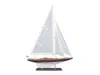 Handcrafted Cast Iron Wooden William Fife Model Sailboat Decoration 35"
