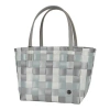 Handed By Color Block Recycled Tote Bag In Elephant Mix