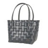 Handed By Color Match Recycled Tote Bag In Dark Grey